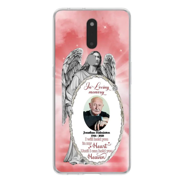 Custom Personalized Jesus Christ Memorial Photo Phone Case - Memorial Gift Idea For Family Member - I Will Hold You in My Heart Until I Can Hold You in Heaven - Case For Xiaomi/ Oppo/ Huawei