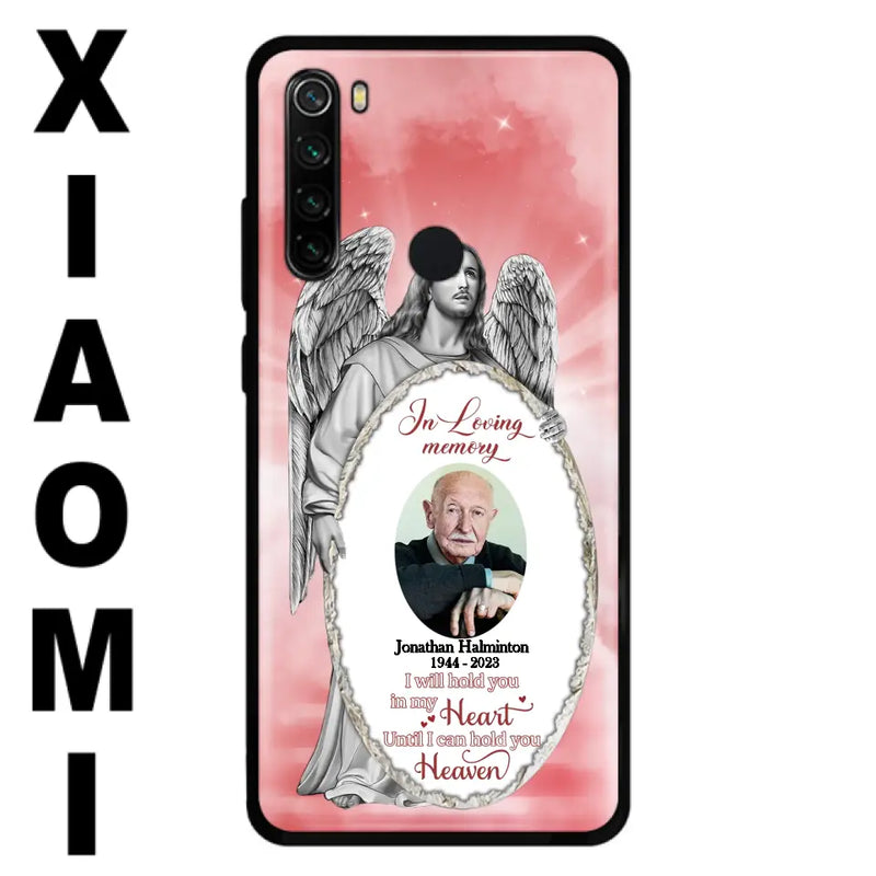 Personalized Jesus Christ Memorial Photo Phone Case - Memorial Gift Idea For Family Member - I Will Hold You in My Heart Until I Can Hold You in Heaven - Case For Xiaomi/ Oppo/ Huawei