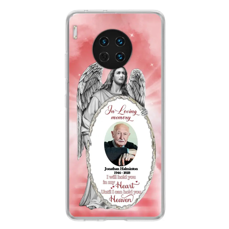 Personalized Jesus Christ Memorial Photo Phone Case - Memorial Gift Idea For Family Member - I Will Hold You in My Heart Until I Can Hold You in Heaven - Case For Xiaomi/ Oppo/ Huawei