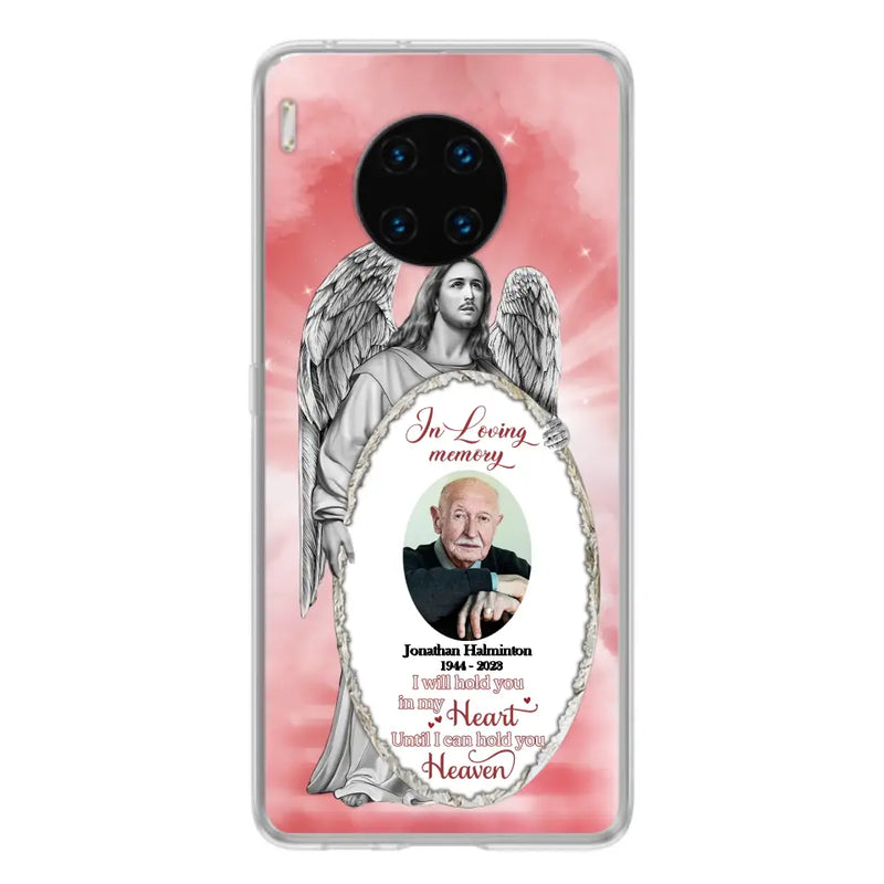 Personalized Jesus Christ Memorial Photo Phone Case - Memorial Gift Idea For Family Member - I Will Hold You in My Heart Until I Can Hold You in Heaven - Case For Xiaomi/ Oppo/ Huawei