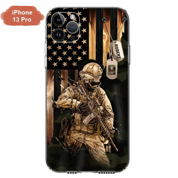 Custom Personalized Veteran iPhone/ Samsung Phone Case - Gift Idea For Veteran