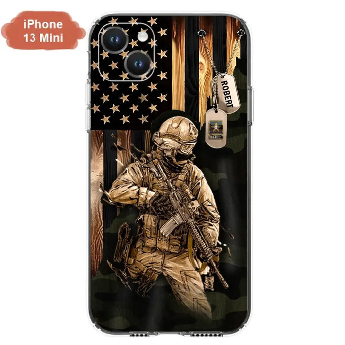 Custom Personalized Veteran iPhone/ Samsung Phone Case - Gift Idea For Veteran