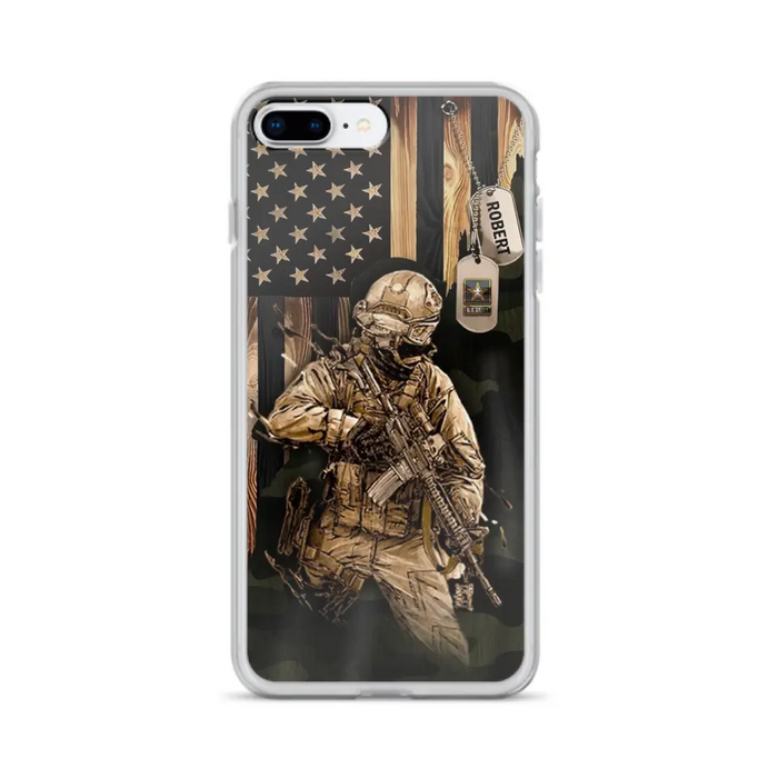 Custom Personalized Veteran iPhone/ Samsung Phone Case - Gift Idea For Veteran