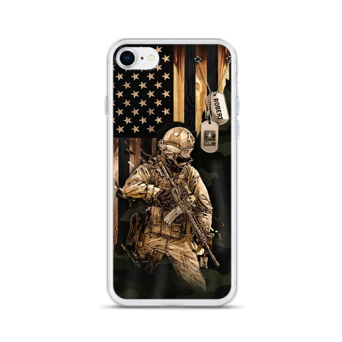 Custom Personalized Veteran iPhone/ Samsung Phone Case - Gift Idea For Veteran