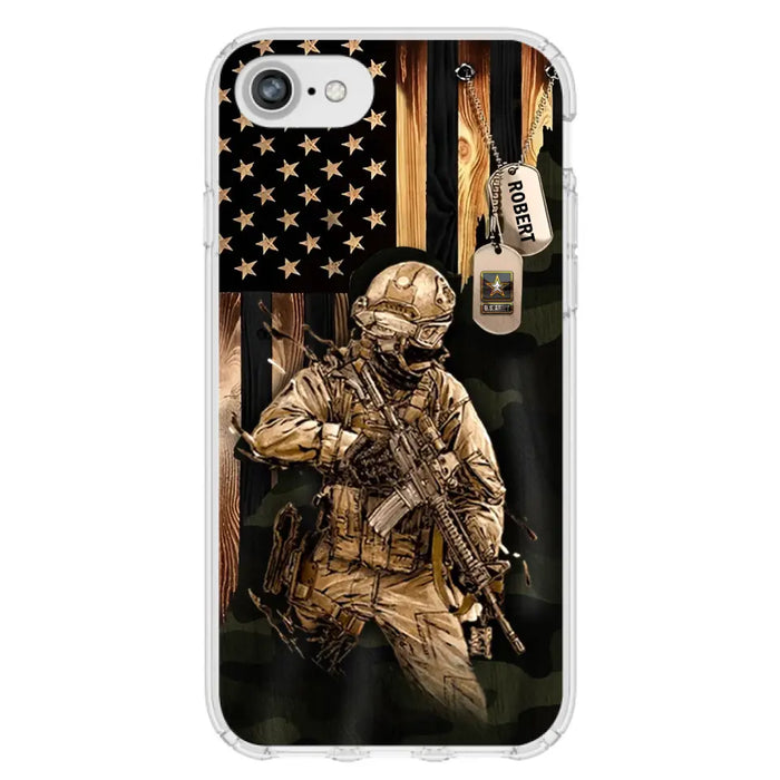 Custom Personalized Veteran iPhone/ Samsung Phone Case - Gift Idea For Veteran