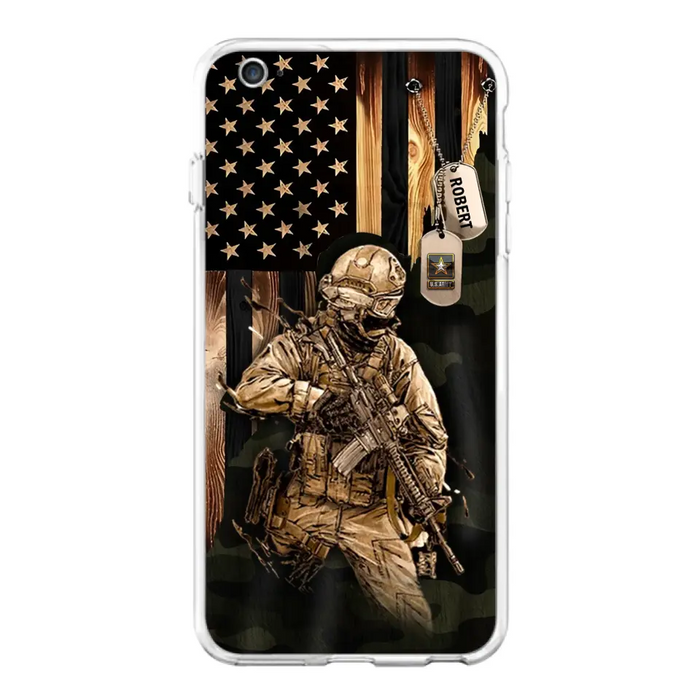 Custom Personalized Veteran iPhone/ Samsung Phone Case - Gift Idea For Veteran