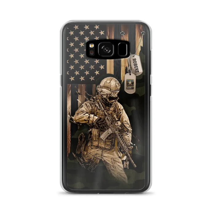 Custom Personalized Veteran iPhone/ Samsung Phone Case - Gift Idea For Veteran