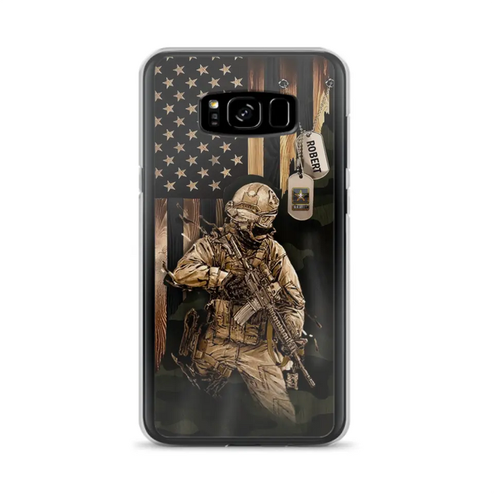 Custom Personalized Veteran iPhone/ Samsung Phone Case - Gift Idea For Veteran