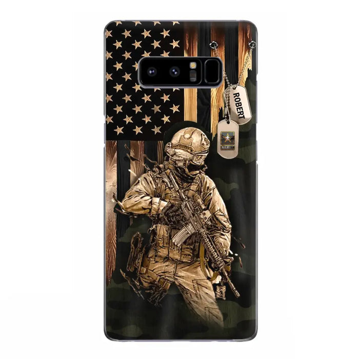 Custom Personalized Veteran iPhone/ Samsung Phone Case - Gift Idea For Veteran