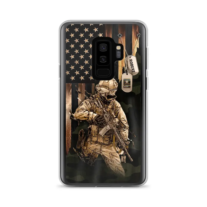 Custom Personalized Veteran iPhone/ Samsung Phone Case - Gift Idea For Veteran