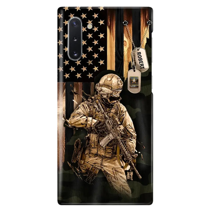 Custom Personalized Veteran iPhone/ Samsung Phone Case - Gift Idea For Veteran