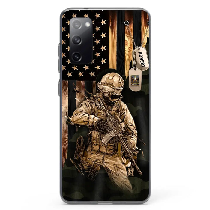 Custom Personalized Veteran iPhone/ Samsung Phone Case - Gift Idea For Veteran