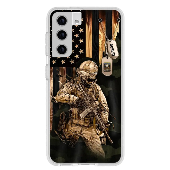 Custom Personalized Veteran iPhone/ Samsung Phone Case - Gift Idea For Veteran