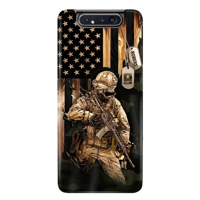 Custom Personalized Veteran iPhone/ Samsung Phone Case - Gift Idea For Veteran