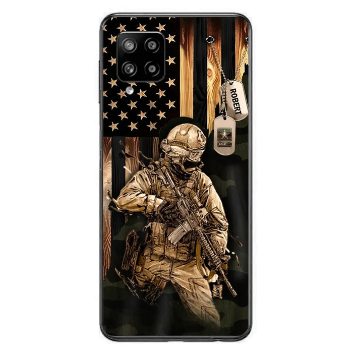 Custom Personalized Veteran iPhone/ Samsung Phone Case - Gift Idea For Veteran