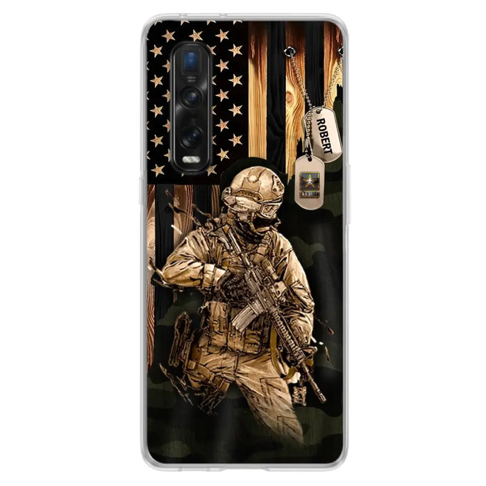 Custom Personalized Veteran Xiaomi/ Oppo/ Huawei Phone Case - Gift Idea For Veteran