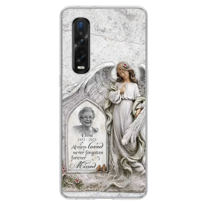 Custom Personalized Memorial Photo Phone Case - Memorial Gift Idea For Family Member - Always Loved Never Forgotten Forever Missed - Case For Xiaomi/ Oppo/ Huawei