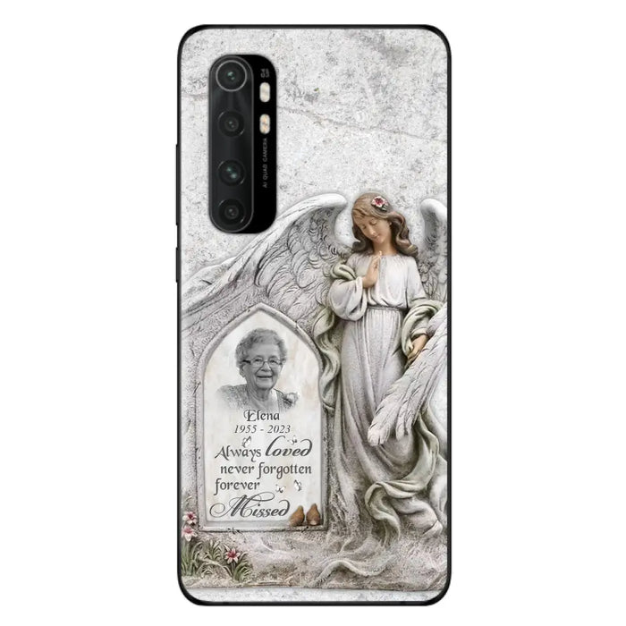 Custom Personalized Memorial Photo Phone Case - Memorial Gift Idea For Family Member - Always Loved Never Forgotten Forever Missed - Case For Xiaomi/ Oppo/ Huawei