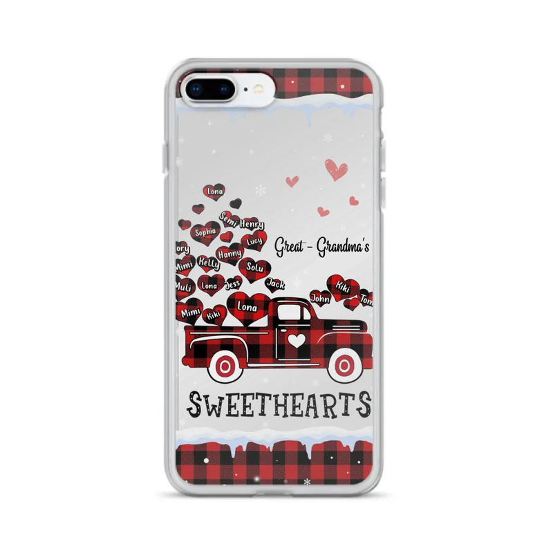 Personalized Grandma Phone Case - Gift Idea For Grandma - Up to 20 Children - Great - Grandma's Sweethearts - Case For iPhone/Samsung