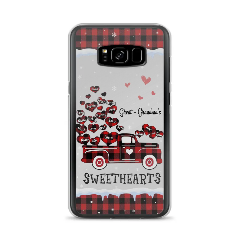 Personalized Grandma Phone Case - Gift Idea For Grandma - Up to 20 Children - Great - Grandma's Sweethearts - Case For iPhone/Samsung
