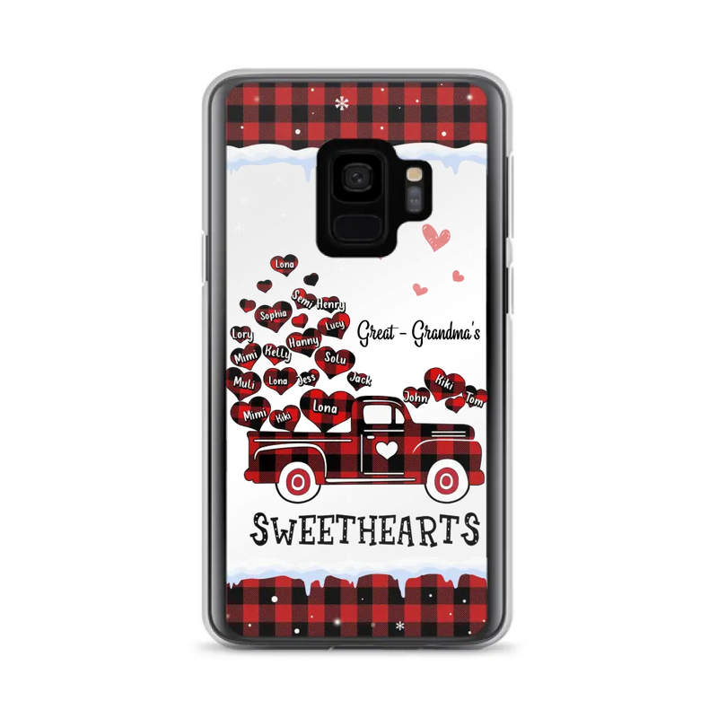 Personalized Grandma Phone Case - Gift Idea For Grandma - Up to 20 Children - Great - Grandma's Sweethearts - Case For iPhone/Samsung