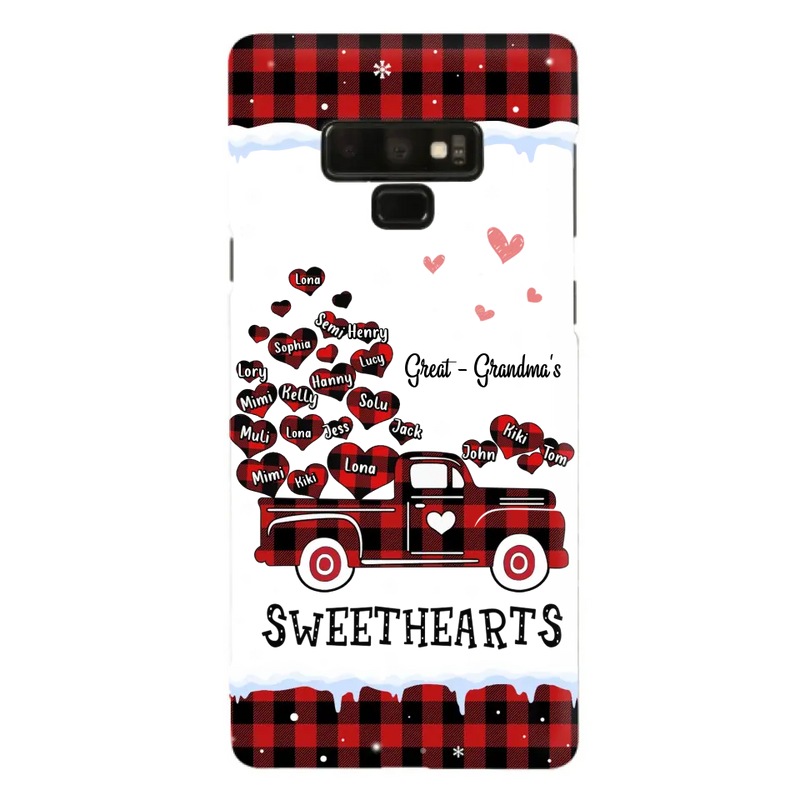 Personalized Grandma Phone Case - Gift Idea For Grandma - Up to 20 Children - Great - Grandma's Sweethearts - Case For iPhone/Samsung