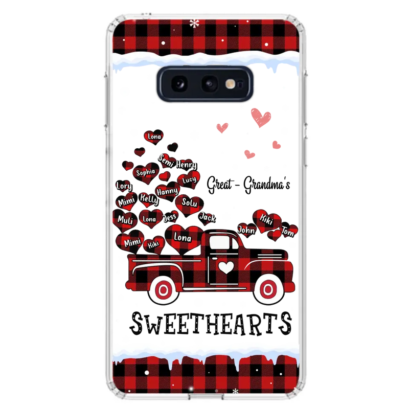 Personalized Grandma Phone Case - Gift Idea For Grandma - Up to 20 Children - Great - Grandma's Sweethearts - Case For iPhone/Samsung
