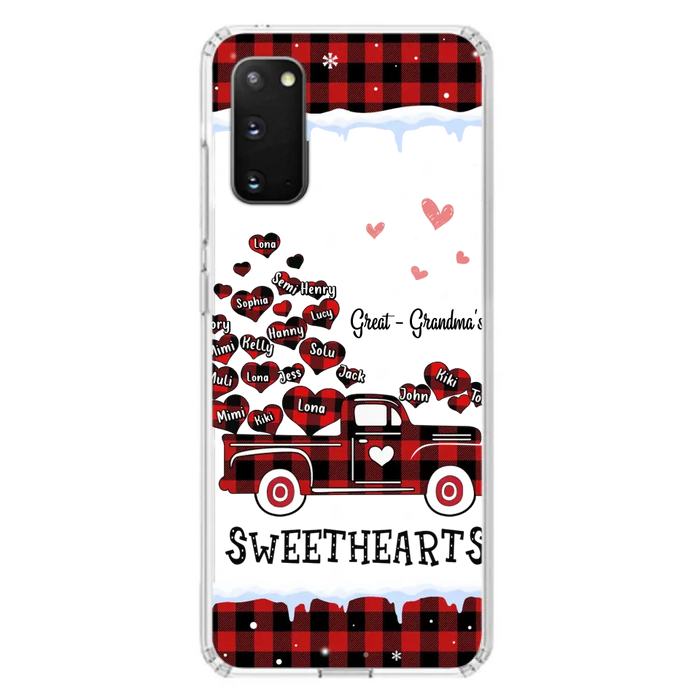 Personalized Grandma Phone Case - Gift Idea For Grandma - Upto 20 Children - Great - Grandma's Sweethearts - Case For iPhone/Samsung