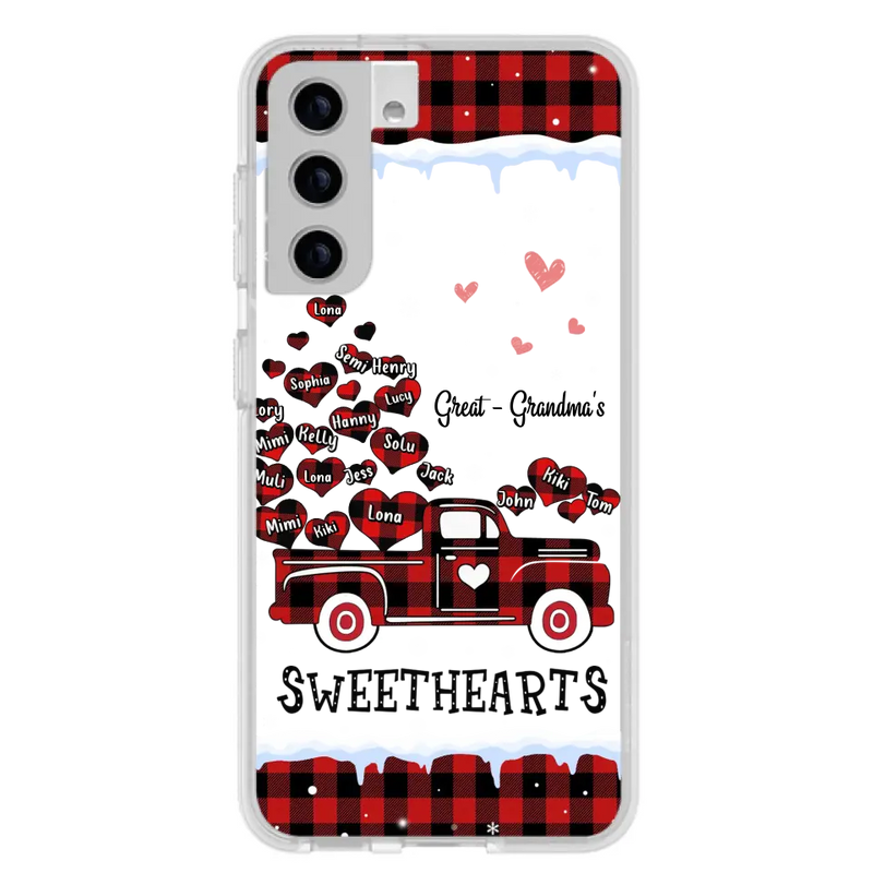 Personalized Grandma Phone Case - Gift Idea For Grandma - Up to 20 Children - Great - Grandma's Sweethearts - Case For iPhone/Samsung