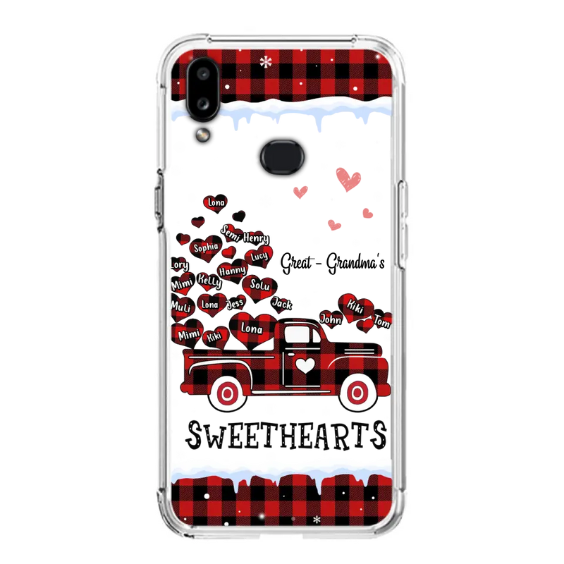 Personalized Grandma Phone Case - Gift Idea For Grandma - Up to 20 Children - Great - Grandma's Sweethearts - Case For iPhone/Samsung