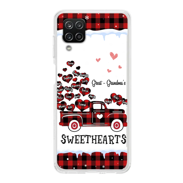 Personalized Grandma Phone Case - Gift Idea For Grandma - Upto 20 Children - Great - Grandma's Sweethearts - Case For iPhone/Samsung