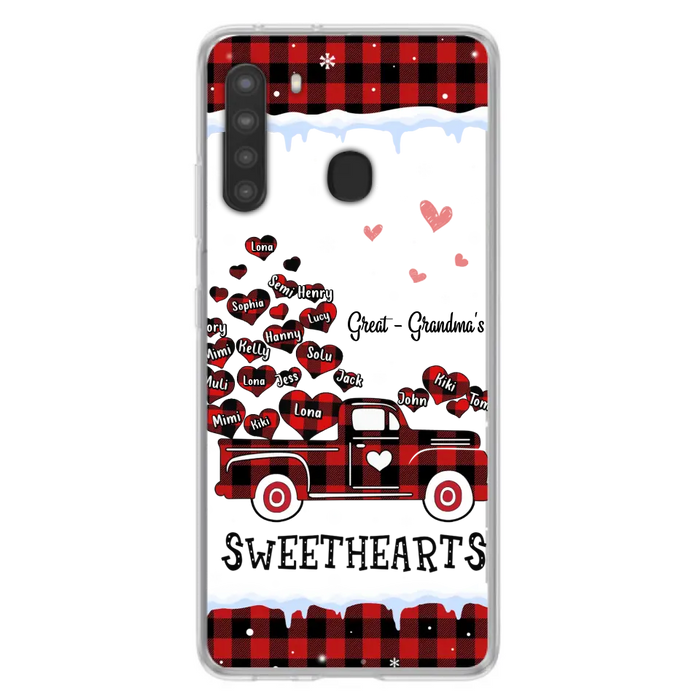 Personalized Grandma Phone Case - Gift Idea For Grandma - Upto 20 Children - Great - Grandma's Sweethearts - Case For iPhone/Samsung