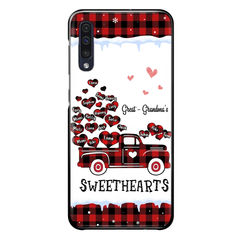 Personalized Grandma Phone Case - Gift Idea For Grandma - Up to 20 Children - Great - Grandma's Sweethearts - Case For iPhone/Samsung