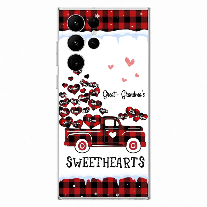 Personalized Grandma Phone Case - Gift Idea For Grandma - Up to 20 Children - Great - Grandma's Sweethearts - Case For iPhone/Samsung