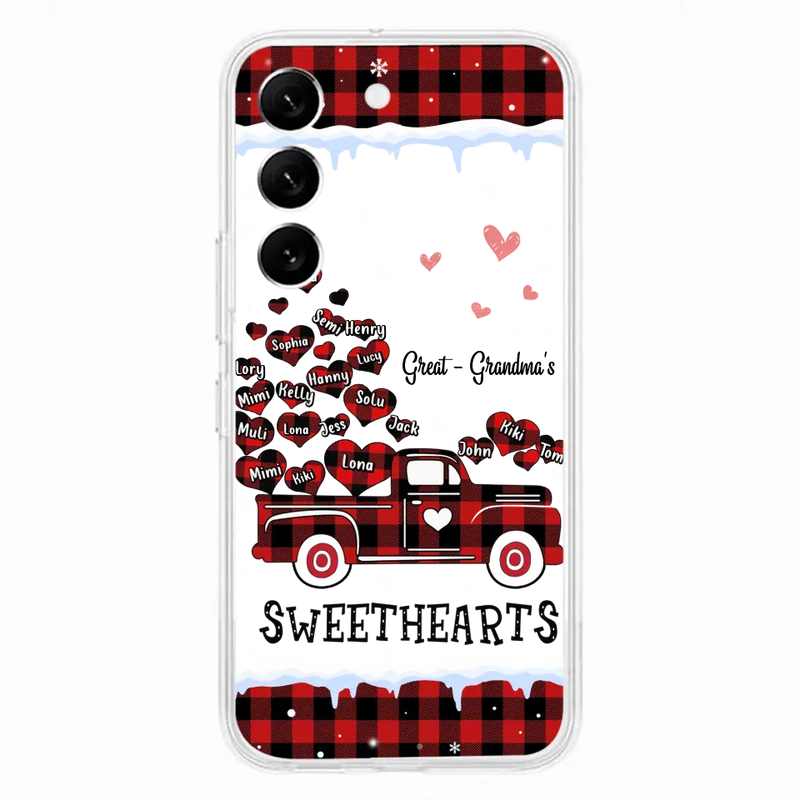 Personalized Grandma Phone Case - Gift Idea For Grandma - Up to 20 Children - Great - Grandma's Sweethearts - Case For iPhone/Samsung