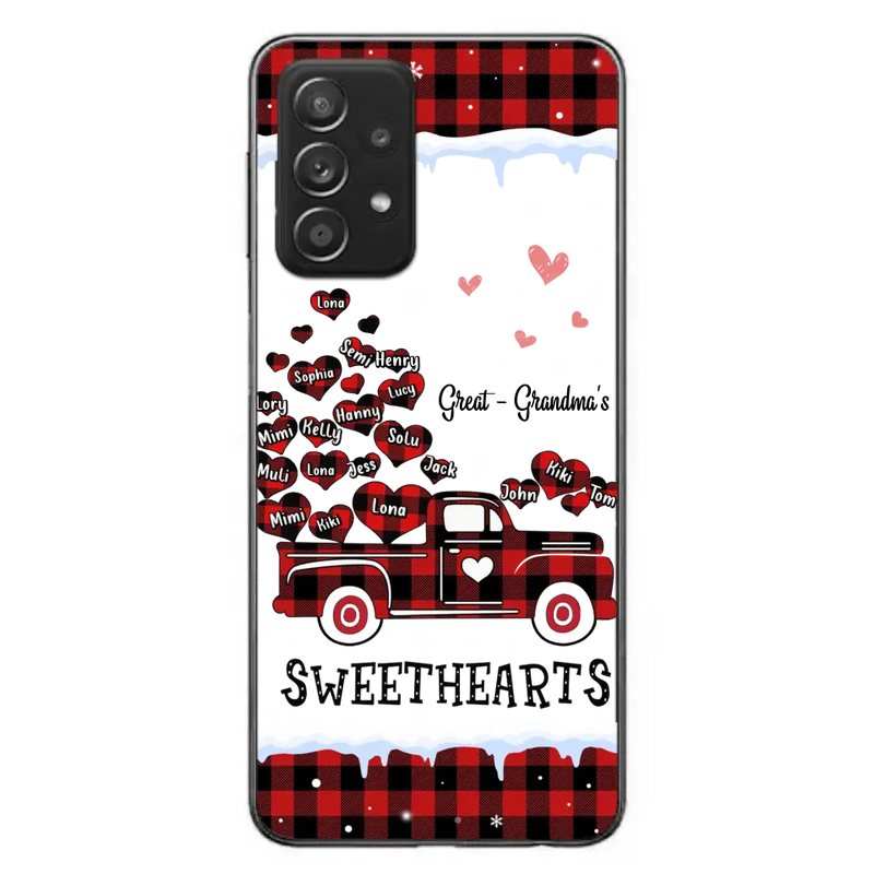 Personalized Grandma Phone Case - Gift Idea For Grandma - Up to 20 Children - Great - Grandma's Sweethearts - Case For iPhone/Samsung