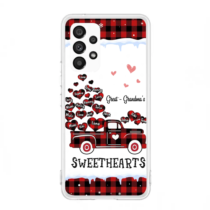 Personalized Grandma Phone Case - Gift Idea For Grandma - Up to 20 Children - Great - Grandma's Sweethearts - Case For iPhone/Samsung