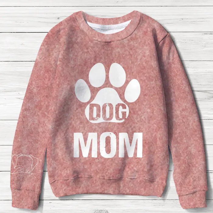 Personalized Dog Rescuer AOP Sweater - Up to 6 Dogs - Gift Idea For Christmas/Dog Lover  - Because Badass Dog Rescuer Is Not An Official Title