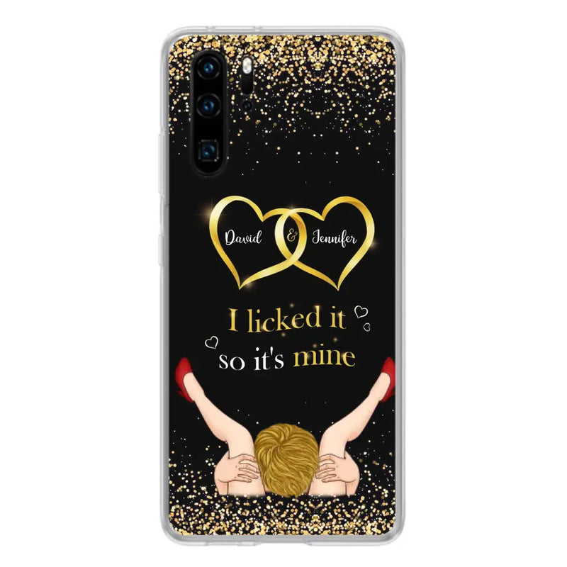 Personalized Couple Phone Case - Gift Idea For Couple/Valentines Day - I Licked It So It's Mine - Case For Oppo/Xiaomi/Huawei