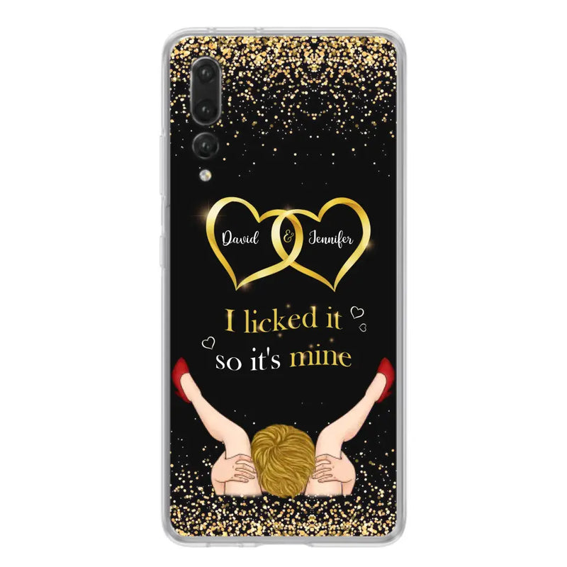 Personalized Couple Phone Case - Gift Idea For Couple/Valentines Day - I Licked It So It's Mine - Case For Oppo/Xiaomi/Huawei
