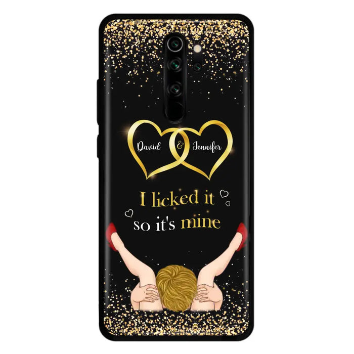 Custom Personalized Couple Phone Case - Gift Idea For Couple/Valentines Day - I Licked It So It's Mine - Case For Oppo/Xiaomi/Huawei