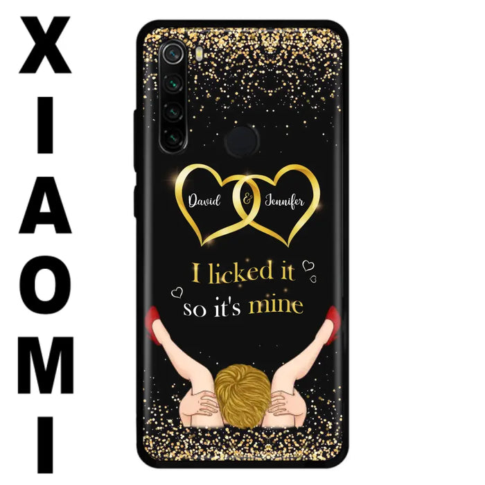 Custom Personalized Couple Phone Case - Gift Idea For Couple/Valentines Day - I Licked It So It's Mine - Case For Oppo/Xiaomi/Huawei