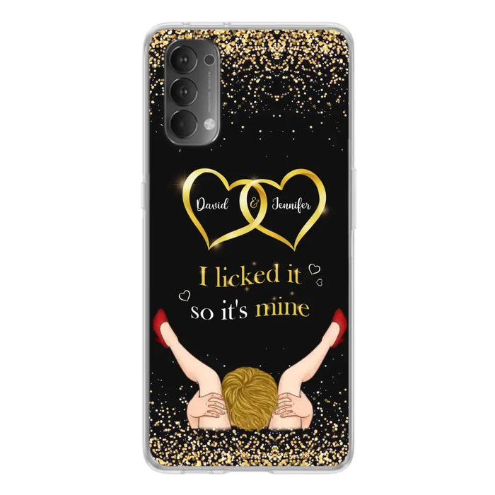 Custom Personalized Couple Phone Case - Gift Idea For Couple/Valentines Day - I Licked It So It's Mine - Case For Oppo/Xiaomi/Huawei