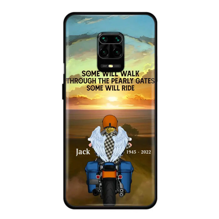 Custom Personalized Memorial Biker Phone Case - Memorial Gift Idea For Father's Day - Some Will Ride - Case For Oppo/Xiaomi/Huawei