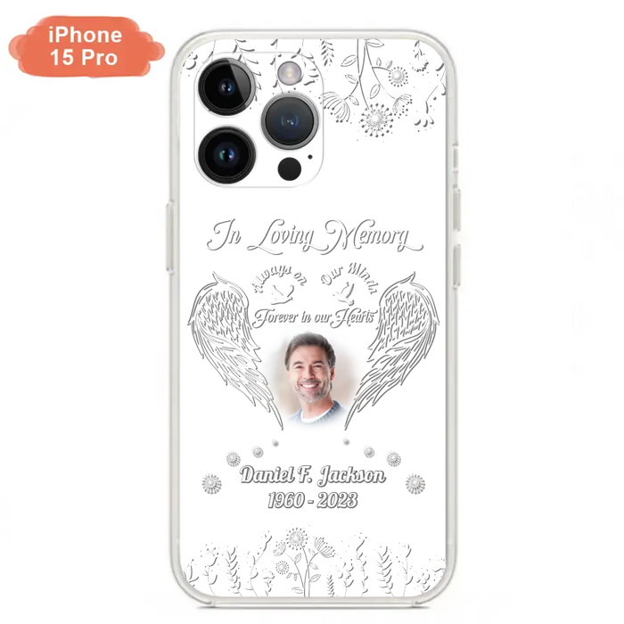 Custom Personalized Memorial Photo Phone Case - Memorial Gift Idea - In Loving Memory