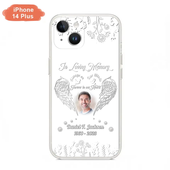 Custom Personalized Memorial Photo Phone Case - Memorial Gift Idea - In Loving Memory