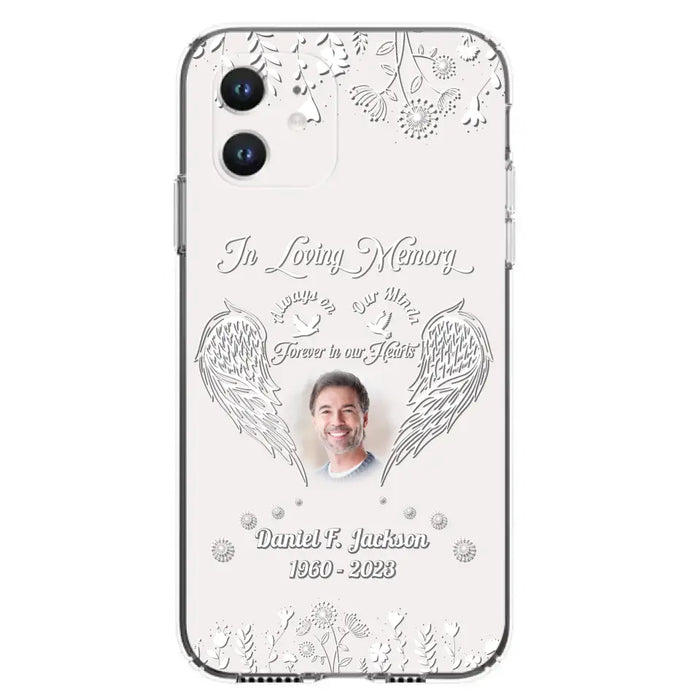 Custom Personalized Memorial Photo Phone Case - Memorial Gift Idea - In Loving Memory