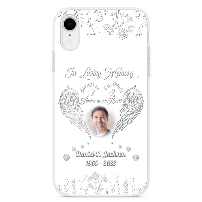 Custom Personalized Memorial Photo Phone Case - Memorial Gift Idea - In Loving Memory