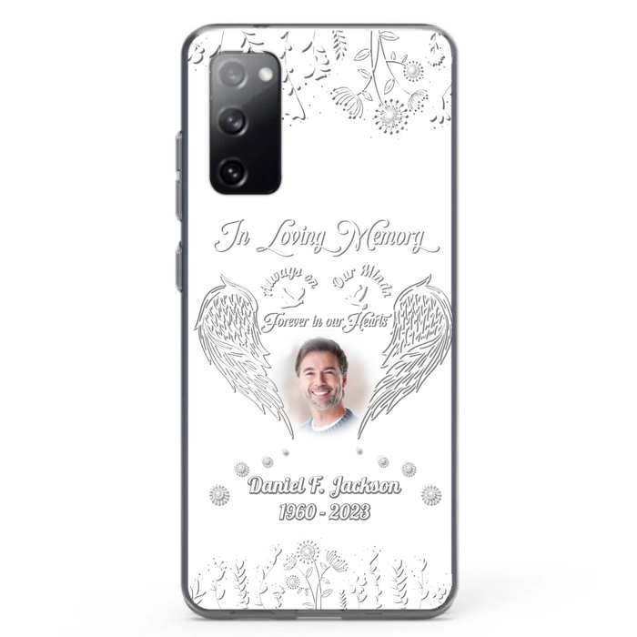 Custom Personalized Memorial Photo Phone Case - Memorial Gift Idea - In Loving Memory