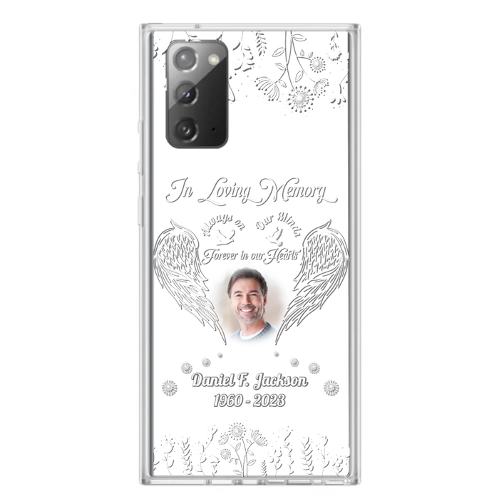 Custom Personalized Memorial Photo Phone Case - Memorial Gift Idea - In Loving Memory